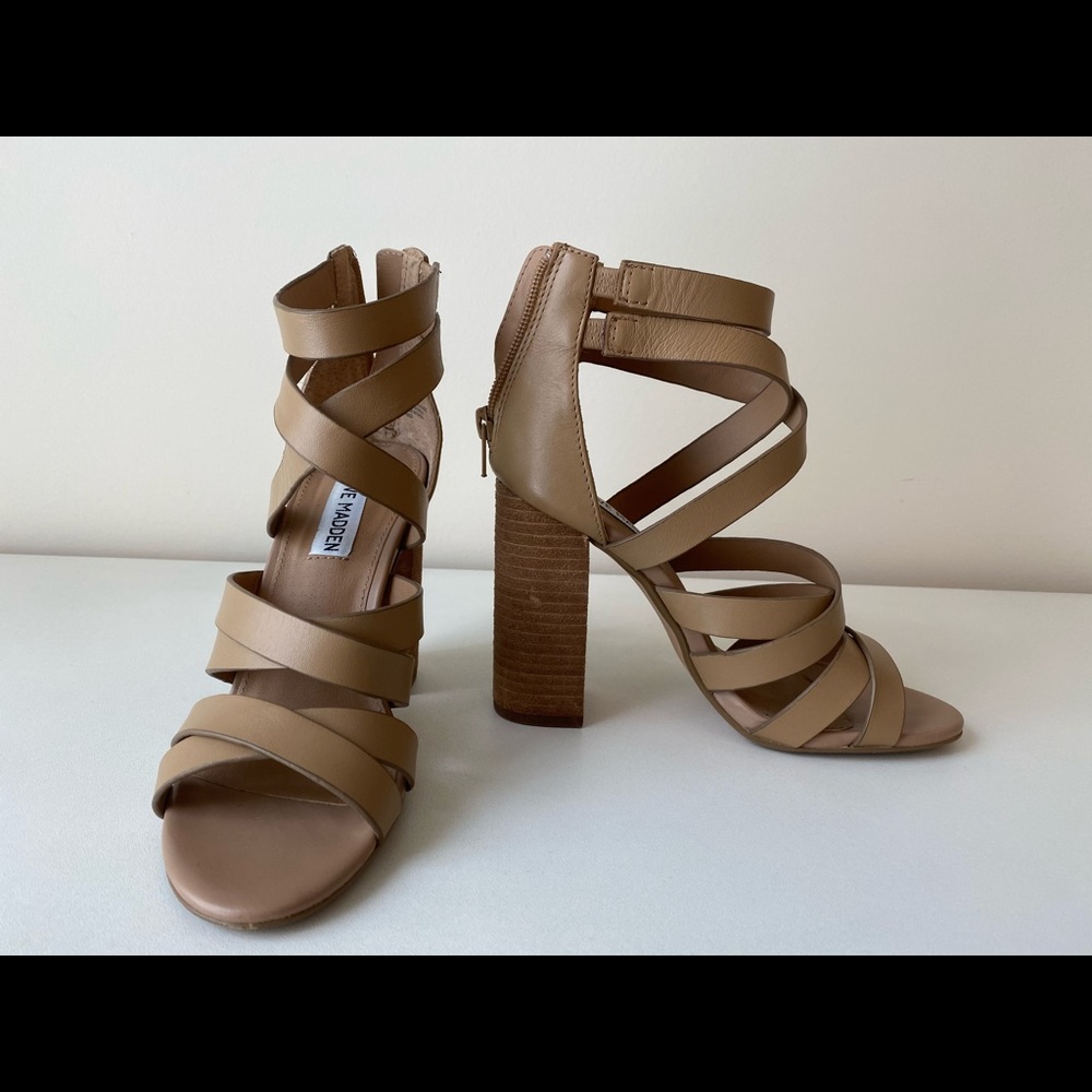 Tan Steve Madden heels
